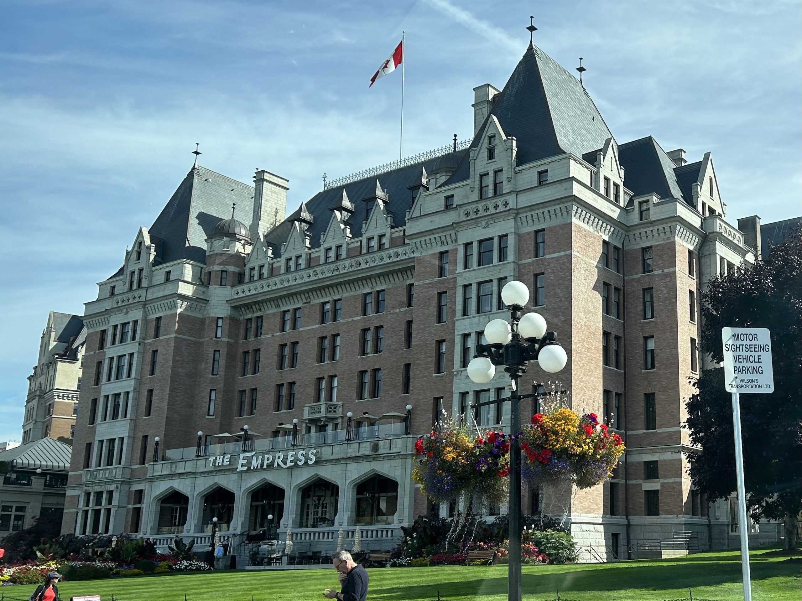 The historic hotel The Empress