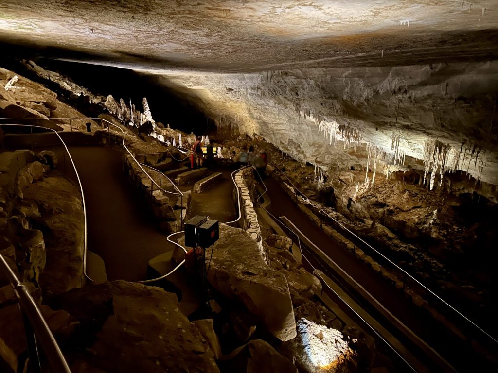 Carlsbad Cavern and the immensity of the interior!