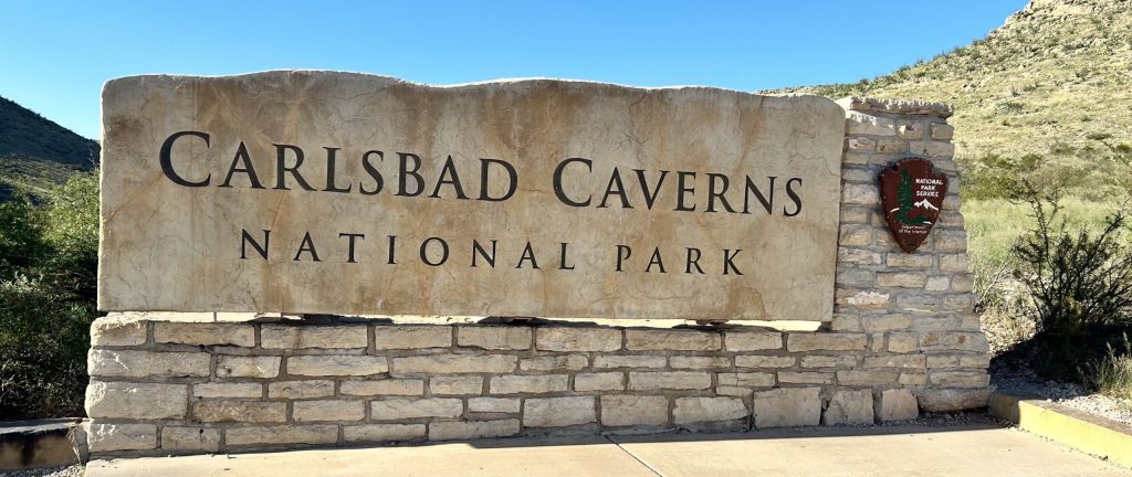 Carlsbad Caverns National Park Sign