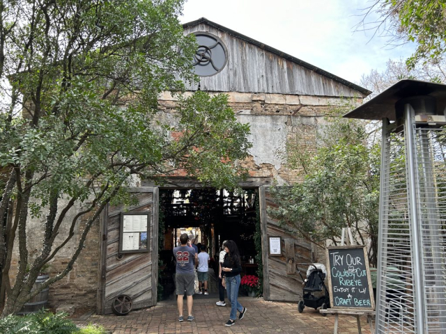 The Gristmill River Restaurant & Bar along the Guadalupe River in the Gruene Historic District.