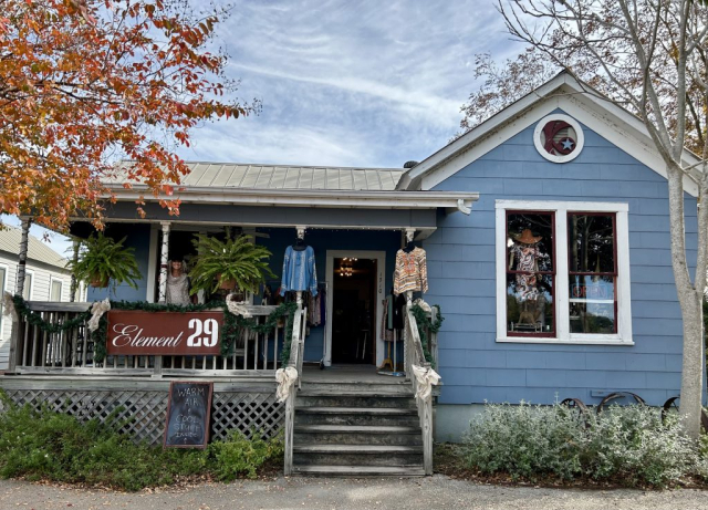 Laura at the "Element 29" shop in the Gruene Historic District