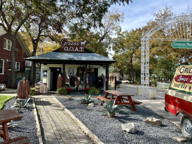The Gruene Goat, a small eclectic shop in the Gruene Historic District