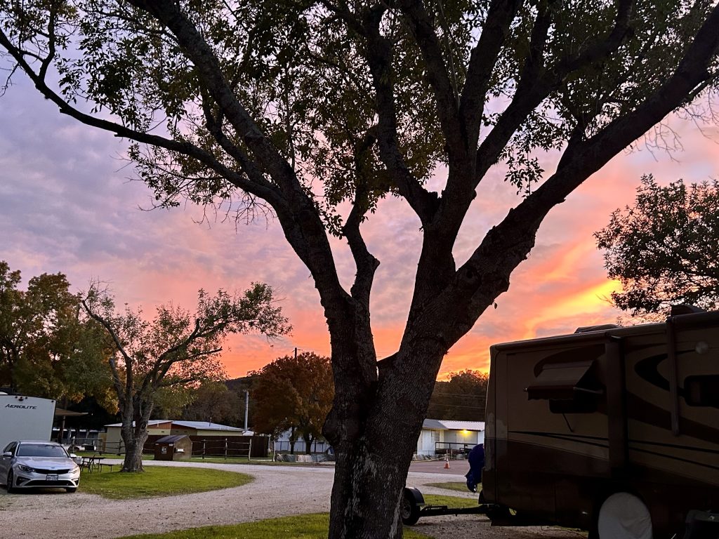 Sunset at the Rio Guadalupe Resort