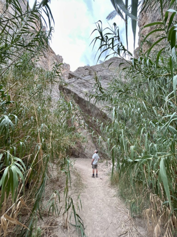 Yes, that rock fell from the Mexican side of the canyon wall!, Santa Elena Canyon, Big Bend National Park, TX