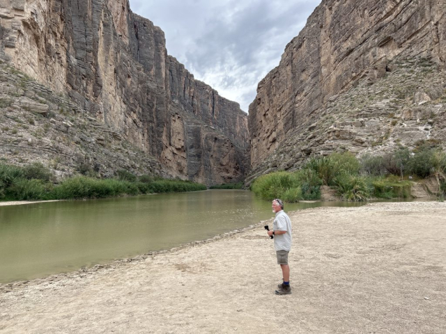 Curtis Might Make a Run to Mexico!, Santa Elena Canyon, Big Bend National Park, TX