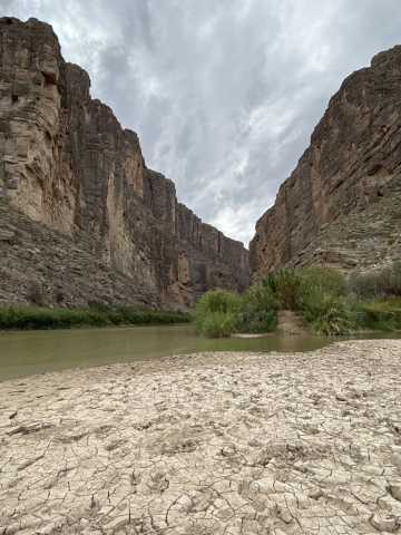 The Desert is Teeming with Contrasts, Santa Elena Canyon, Big Bend National Park, TX
