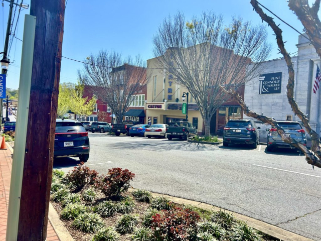 One of Canton, Georgia's Historic Downtown streets.