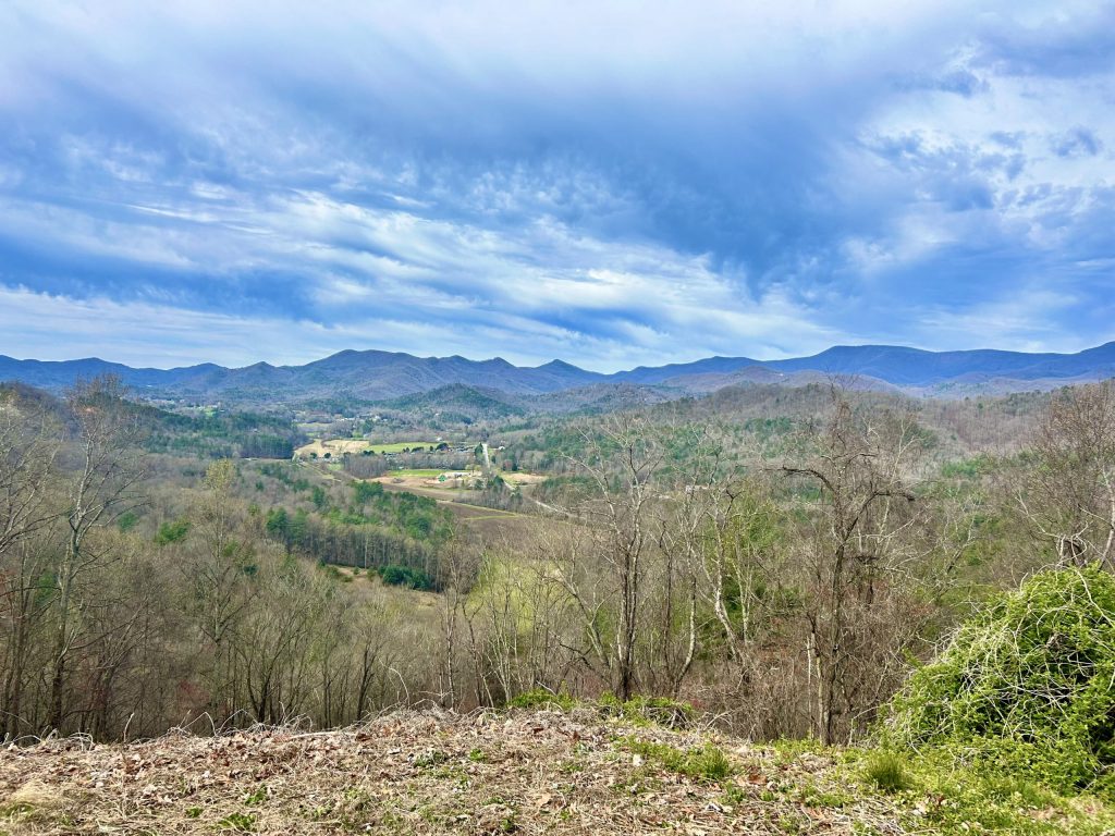 Sky Valley overlook in the Blue Ridge Mountains of Georgia.