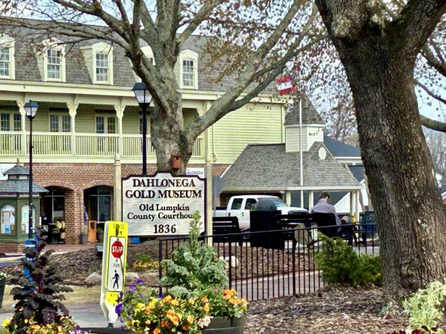 Historic downtown area of Dahlonega